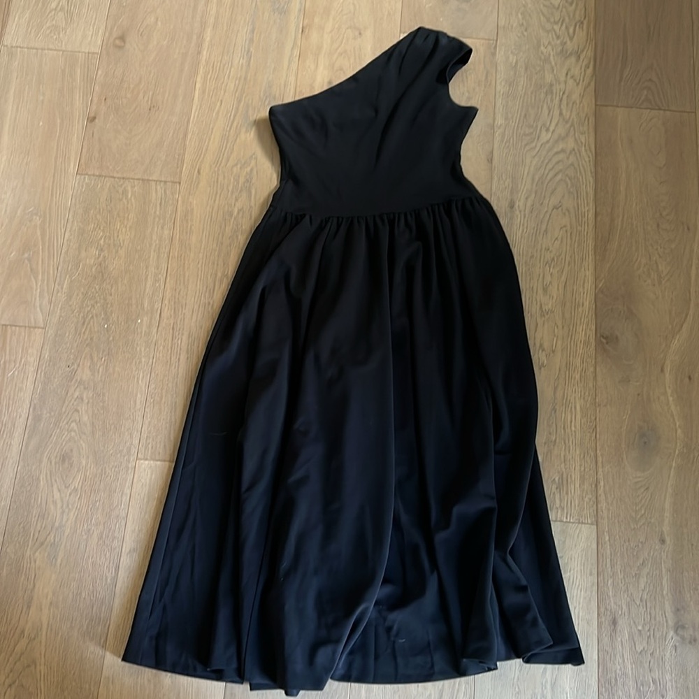 Reformation Black One Shoulder Dress - Picture 2 of 3